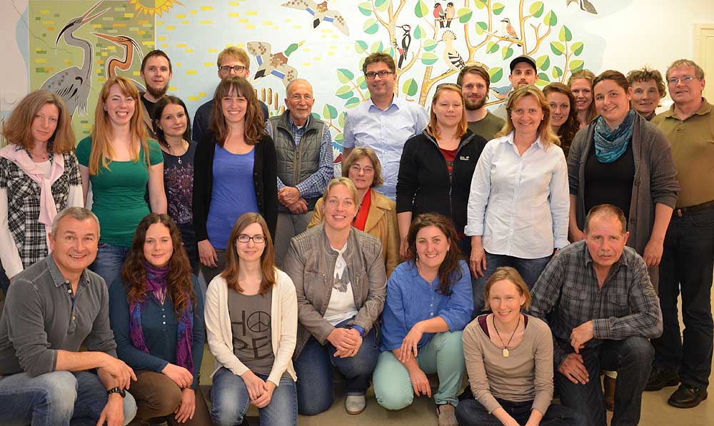 Fünf Jahre Plattform Säugetiere - Gruppenbild 12. April 2016 (Foto: W. Rieder)